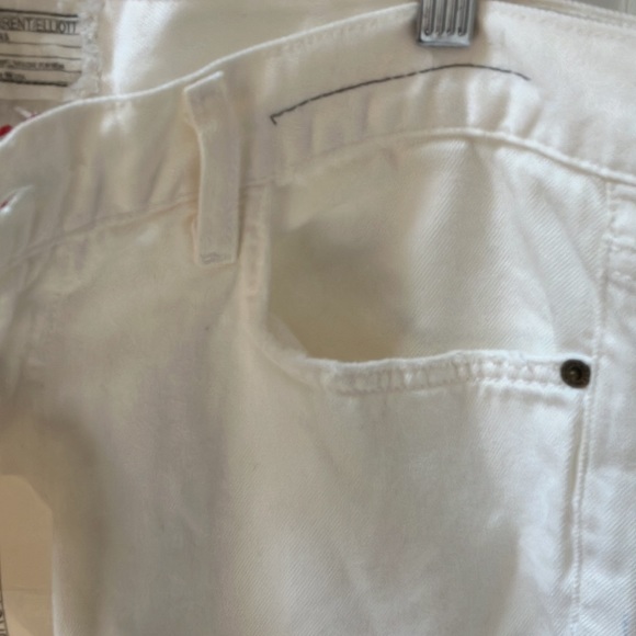Current Elliott the boyfriend Jean white NWT 28 - Picture 8 of 10